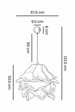Candeeiro suspenso - Branco - 40 W
