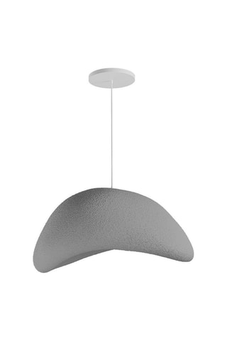 Candeeiro suspenso Wabi Sabi Nomu - Cinzento - 40 W