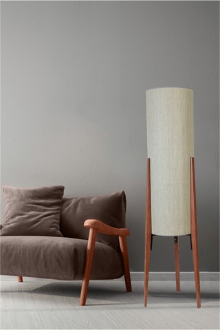 Candeeiro de pé Yildo - Preto e dourado - 40-60 W