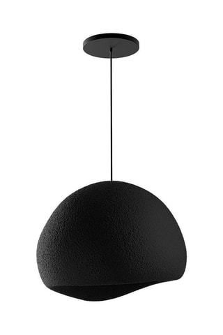 Candeeiro suspenso Wabi Sabi Kurai - Preto - 40 W