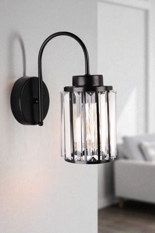 Aplique de parede - Preto - 40 W
