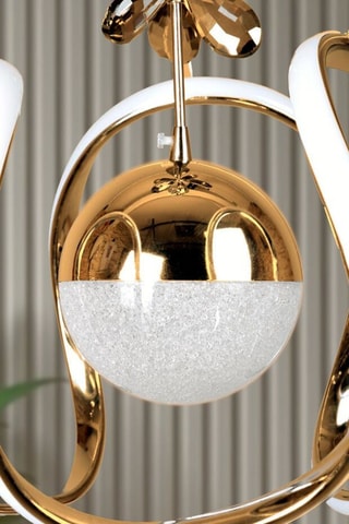Candeeiro suspenso LED - Dourado