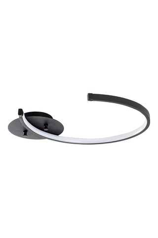Candeeiro de teto LED Moon - Preto - 12 W