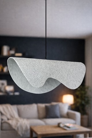Candeeiro suspenso - cinzento - 40 W