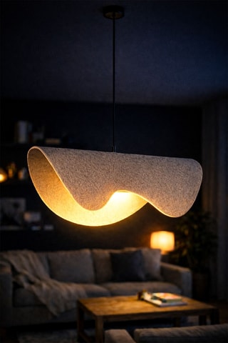 Candeeiro suspenso - cinzento - 40 W