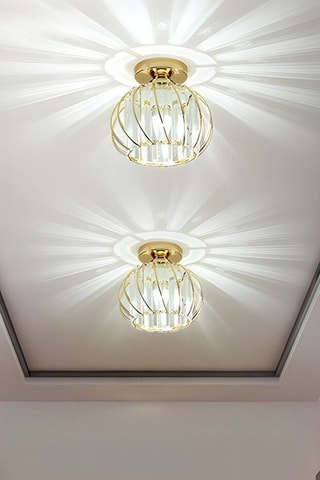 Candeeiro de teto - Dourado - 40 W