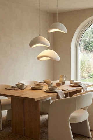 Candeeiro suspenso - Branco - 3 x 40 W