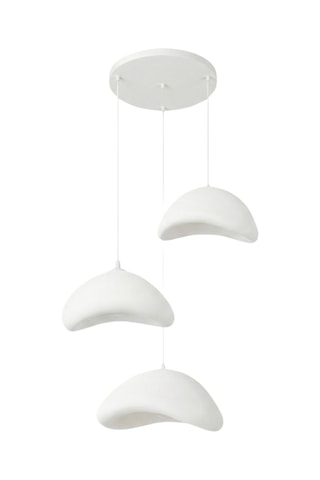 Candeeiro suspenso - Branco - 3 x 40 W