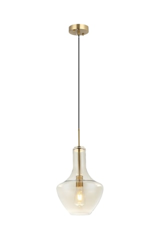 Candeeiro suspenso Grava P01-CO - Dourado - 40 W