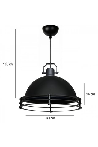 Lampadario AYD-3578 - Nero - 40 W