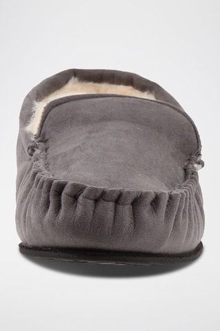 Chaussures bateau fourrées - Gris