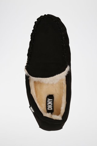 Chaussures bateau fourrées - Noir