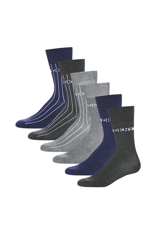 6 paires de chaussettes - Gris