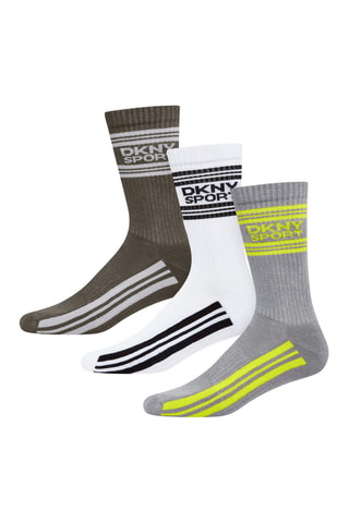 3 paires de chaussettes - Kaki