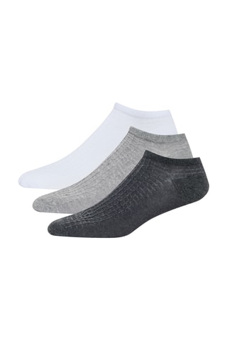3 paires de socquettes - Gris