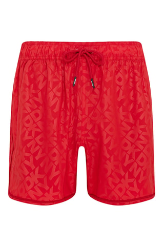 Short de bain - Rouge
