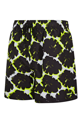 Short de bain - Noir et jaune