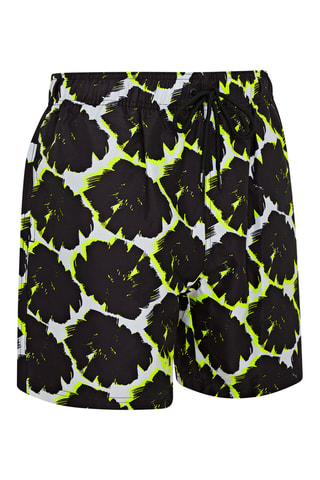 Short de bain - Noir et jaune