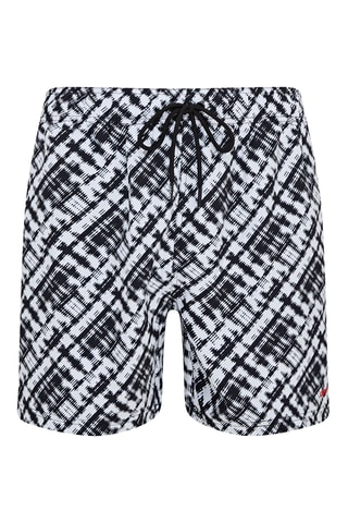 Short de bain - Blanc et vert
