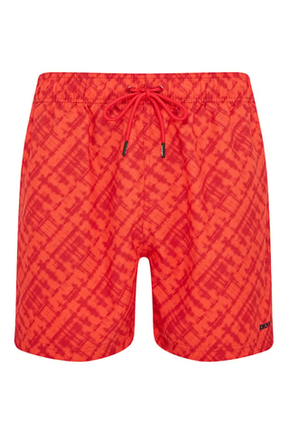 Short de bain - Orange et rouge
