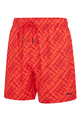 Short de bain - Orange et rouge