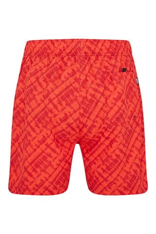 Short de bain - Orange et rouge