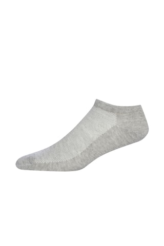 3 paires de socquettes - Gris, noir et blanc
