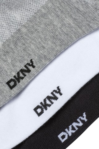 3 paires de socquettes - Gris, noir et blanc
