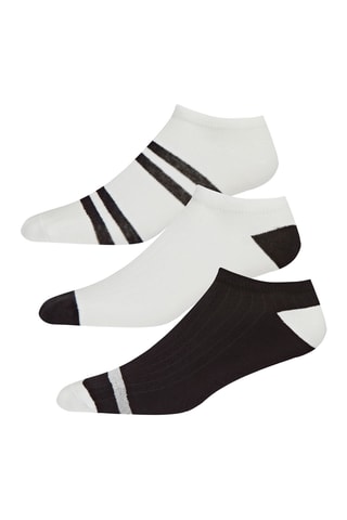 3 paires de chaussettes - Blanc et noir