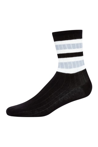 3 paires de chaussettes - Noir et blanc