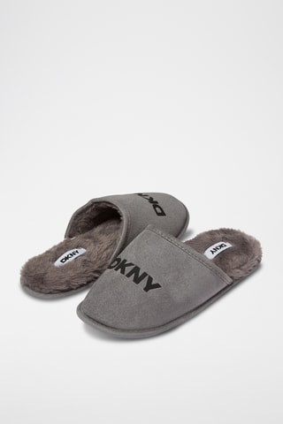 Chaussons en cuir - Gris