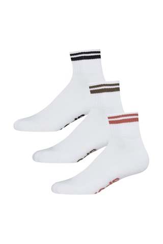 3 paires de chaussettes - Blanc