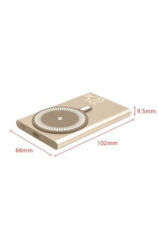 Bateria externa 5000 mAh - dourado