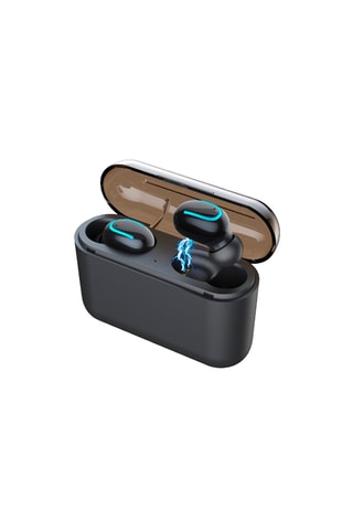 Auriculares sem fios binaurais - Cinzento