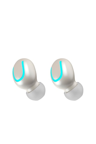 Auriculares sem fios binaurais - Cinzento