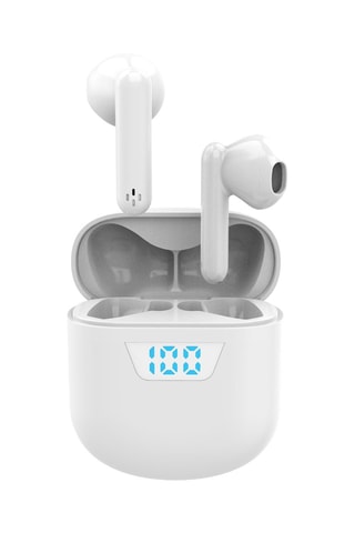 Auscultadores estéreo sem fios Branco - Branco
