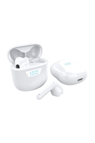 Auscultadores estéreo sem fios Branco - Branco