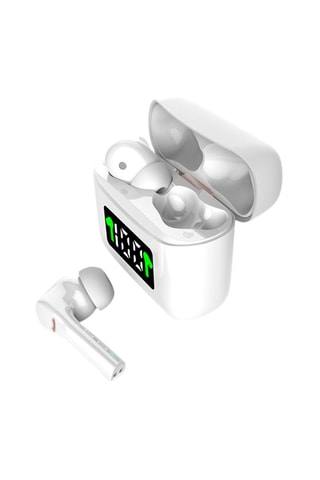 Auscultadores estéreo sem fios Branco - Branco