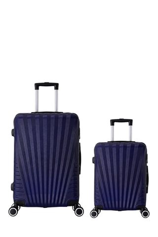 Maleta de cabina y maleta grande (S/L) - 55/75 cm - Azul marino