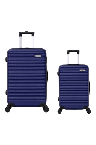 Maleta de cabina y maleta grande (S/L) - 55/75 cm - Azul marino