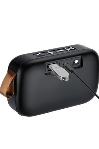 Mini coluna sem fios Bluetooth - 3 W - 3 h de autonomia