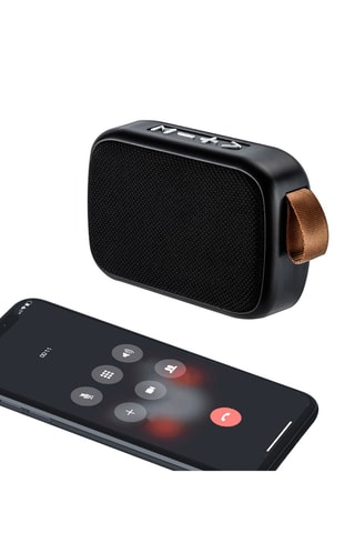 Mini coluna sem fios Bluetooth - 3 W - 3 h de autonomia