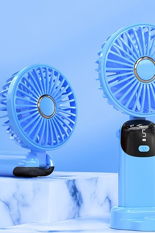 Ventilador portátil USB - Azul - 1200 mAh