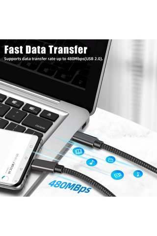 Cabo USB-C para USB-C 1 m - 27 W