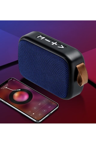 Mini coluna sem fios Bluetooth - 3 W - 3 h de autonomia