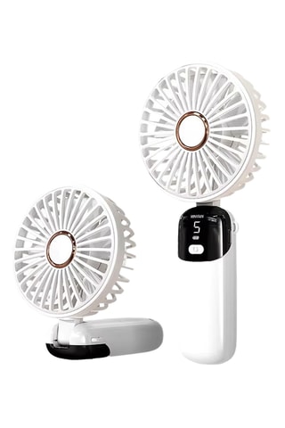 Ventilador portátil USB -  Branco - 1200 mAh