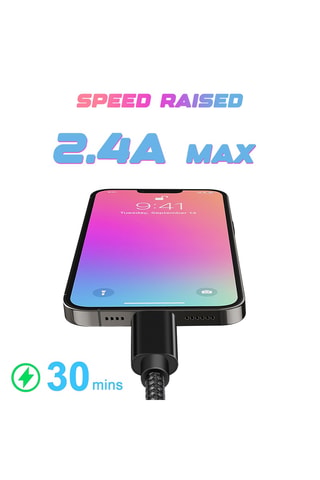 Cabo USB Lightning 1 m - 60 W