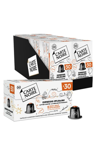 8 x 	Espresso Solidaire Carte Noire - 30 capsules compatibles Nespresso®	