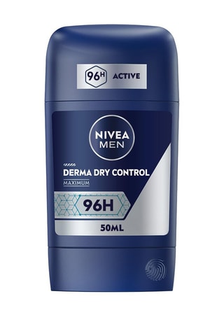 Stick desodorizante antitranspirante 96 h Derma Dry Control Nivea Men - Para todos os tipos de pele - 50 ml