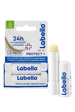 2 bálsamos para lábios Protect + SPF 15 - 2 x 4,8 g